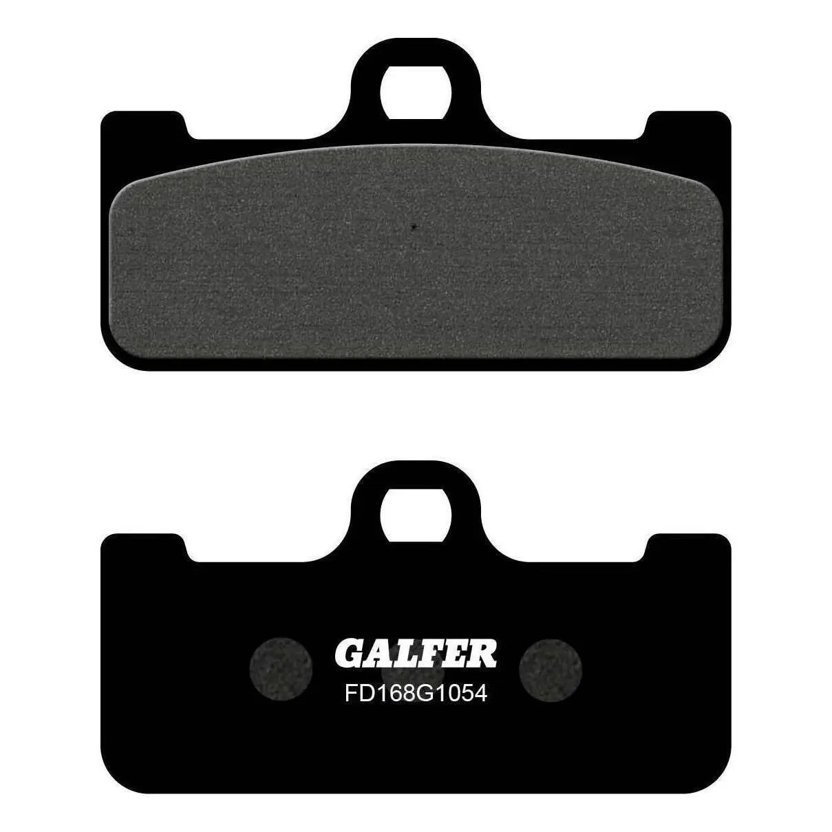 Organischer Motorradbremsbelag aus Halbmetall Galfer G1054 FD168