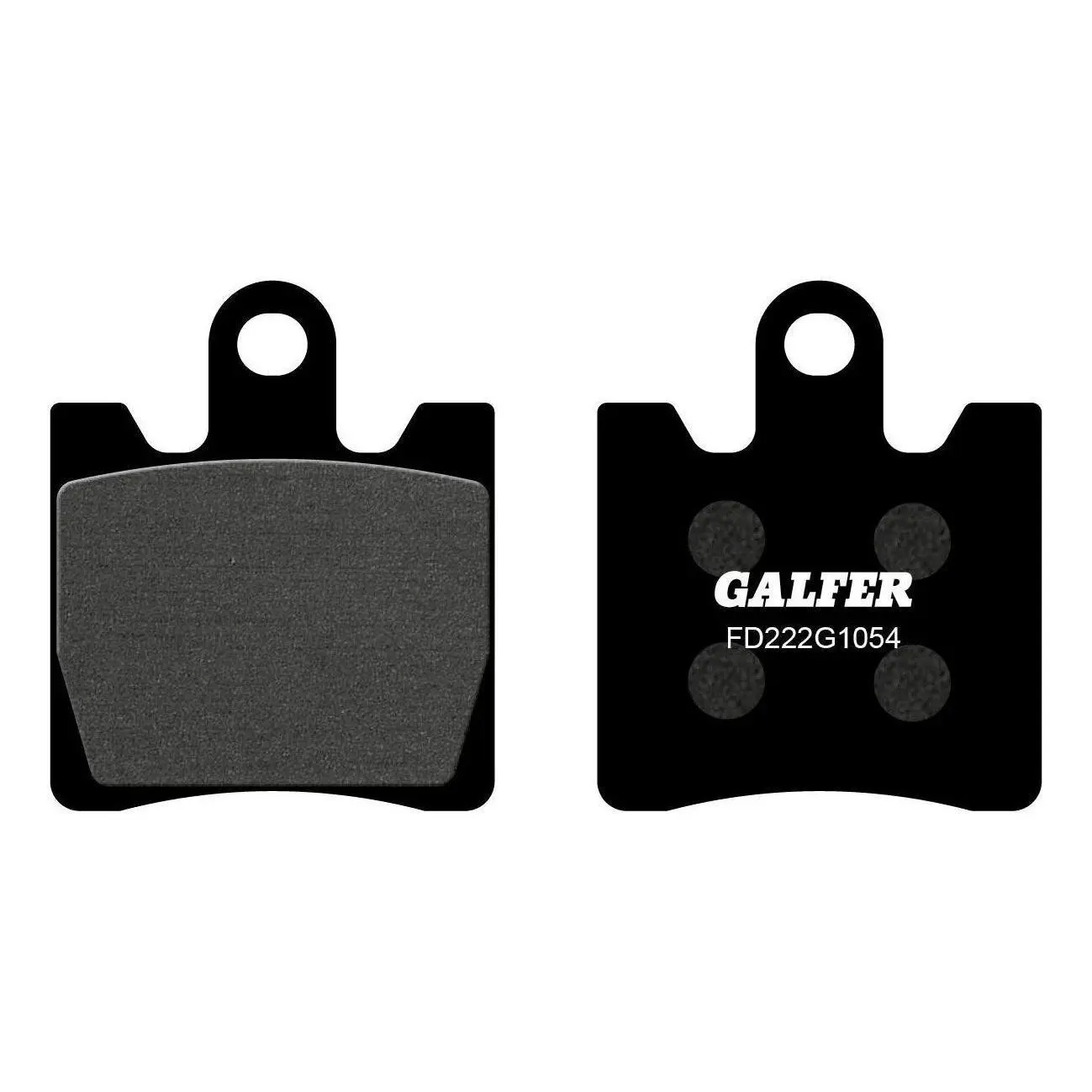 Organischer Motorradbremsbelag aus Halbmetall Galfer G1054 FD224