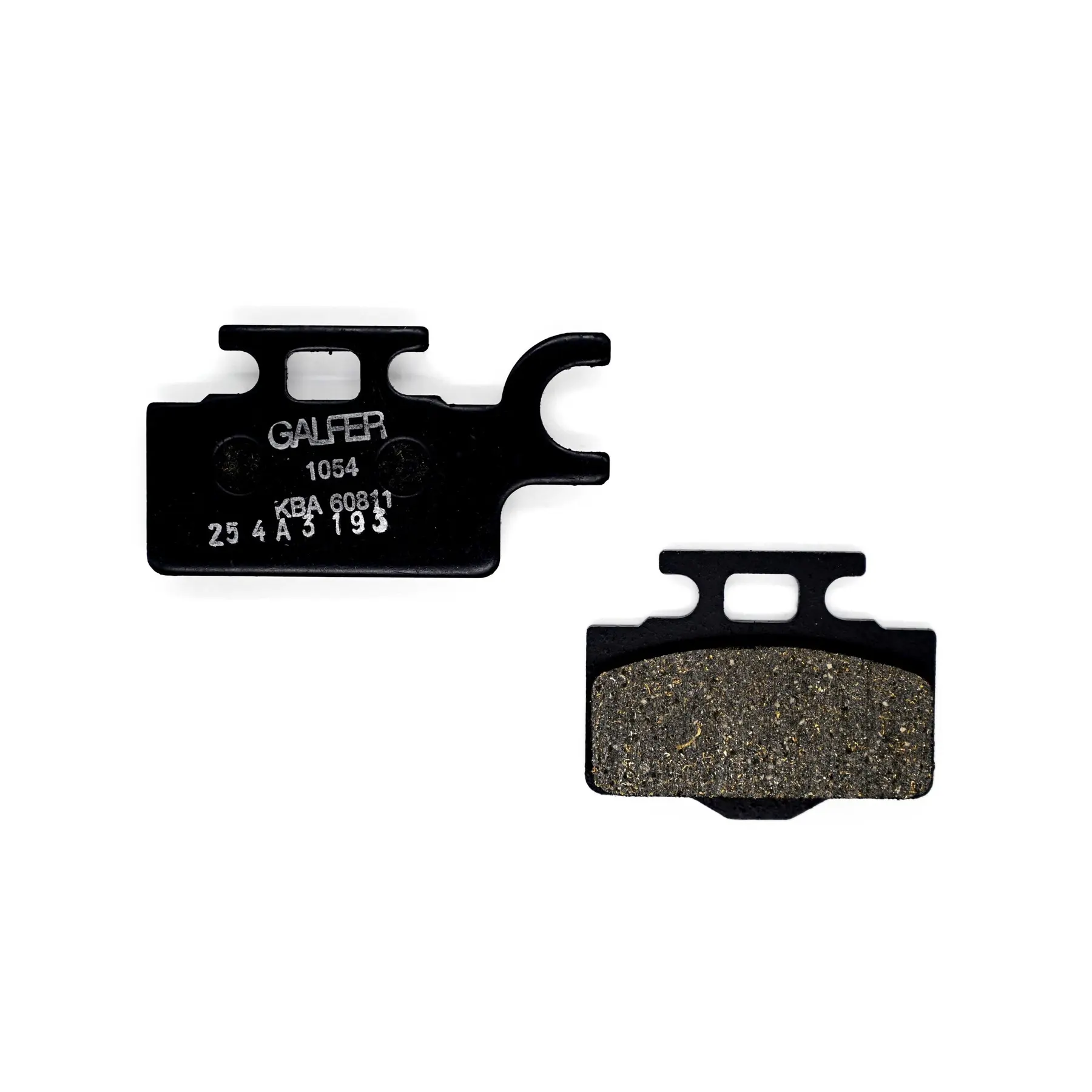 Organischer Motorradbremsbelag aus Halbmetall Galfer G1054TT FD254