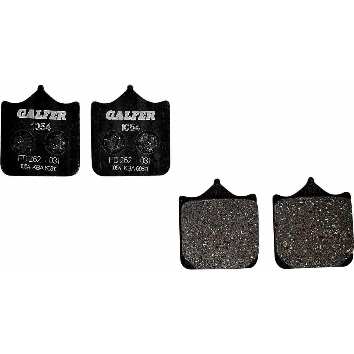 Organischer Motorradbremsbelag aus Halbmetall Galfer G1054 FD262
