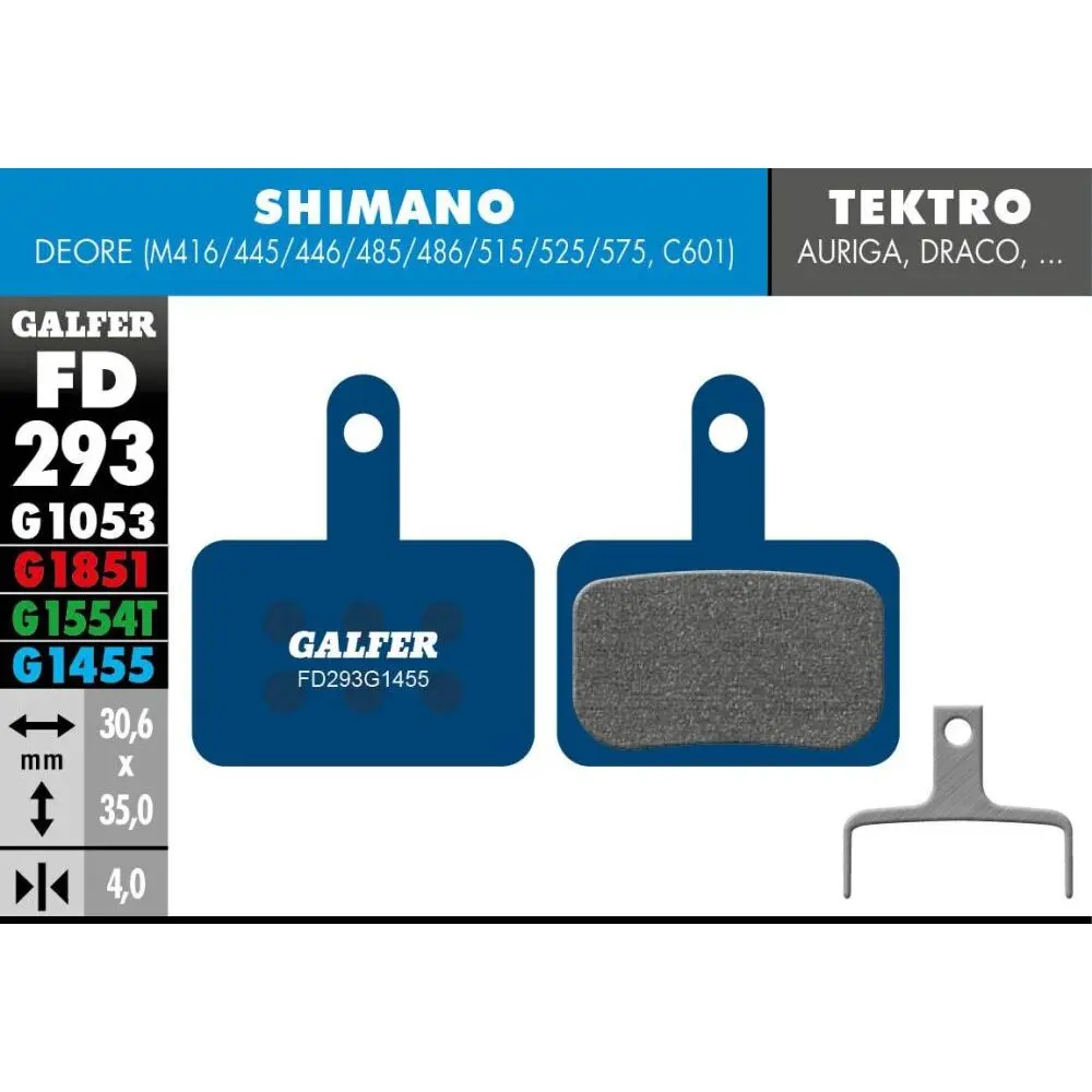 Bremsbelag Galfer Shimano Deore (B03S)