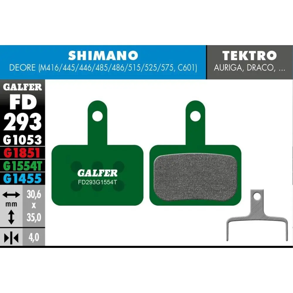 Bremsbelag Galfer Pro Shimano Deore (B03S)