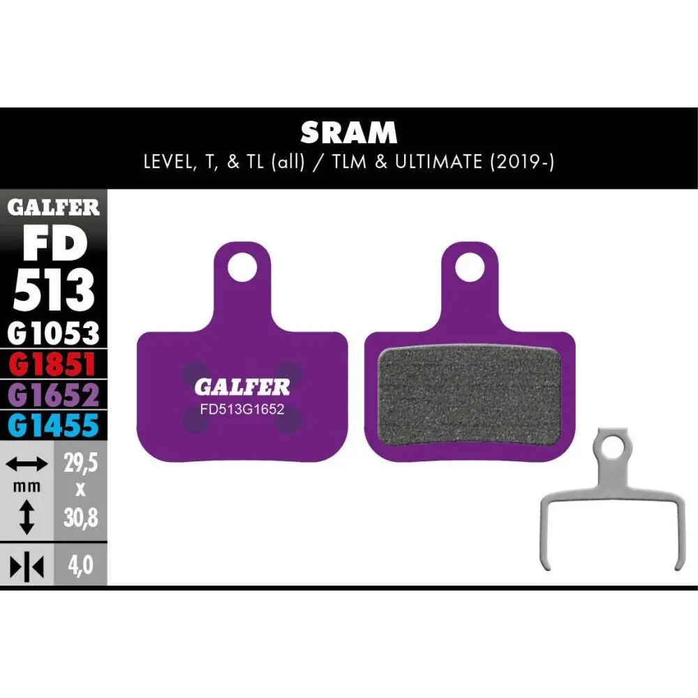 Bremsbelag Galfer Sram Level/T/Tl