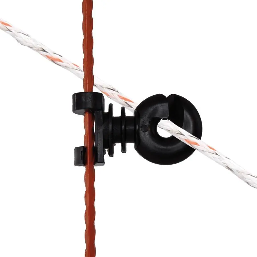 Adjustable electric fence insulators for iron posts Gallagher (x10)