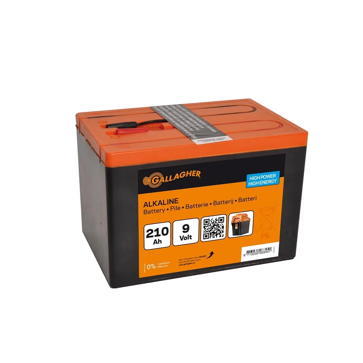 Gallagher Orange Battery Powerpack