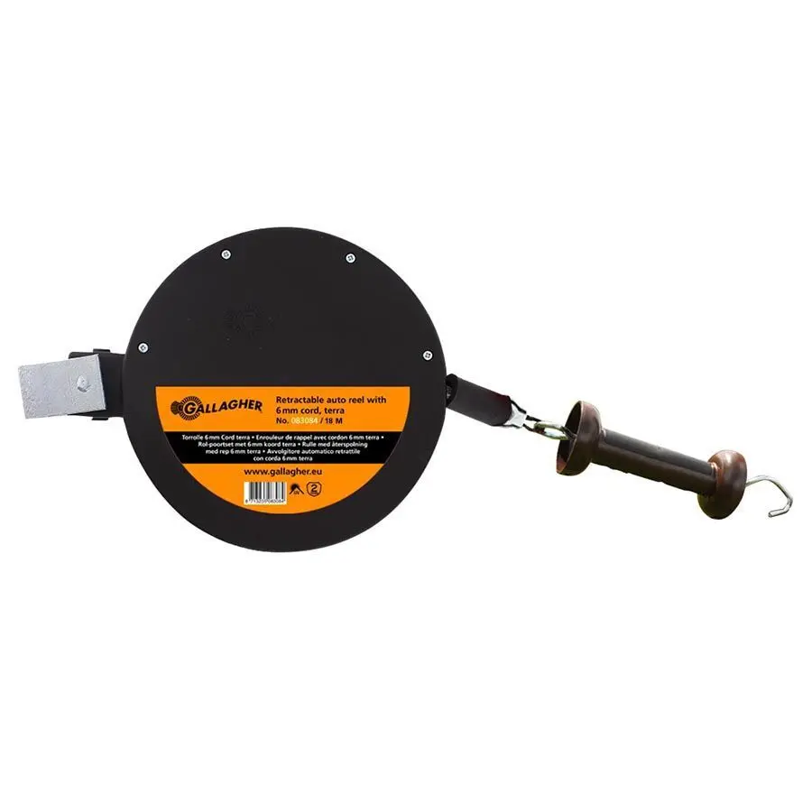 Gallagher Brown Cord Return Reel
