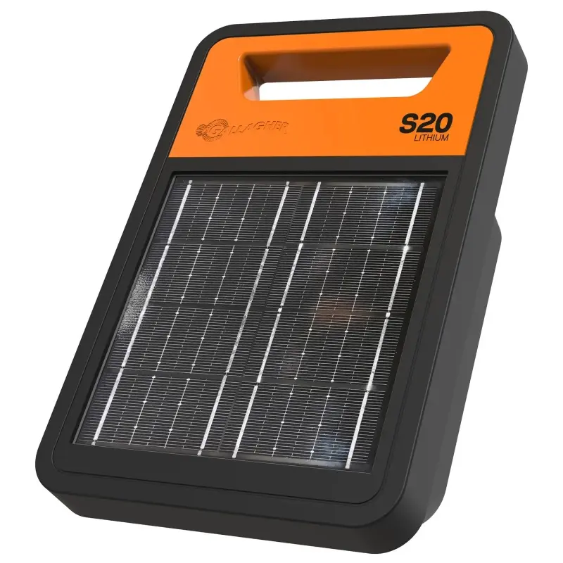 Gallagher Schwarz Solarpanel S20li