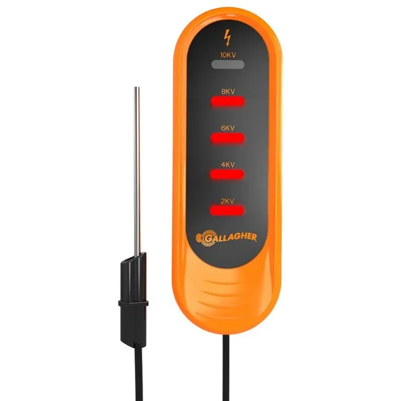 Gallagher Orange Neon-Voltmeter