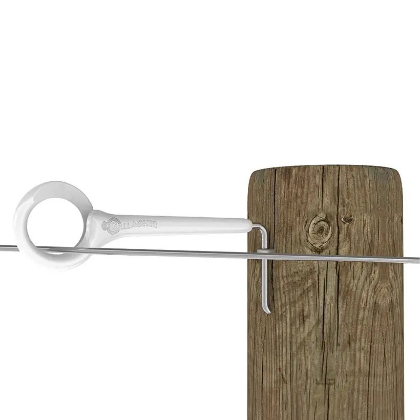 Gallagher Weiß Isolatoren Für Elektrische Fernzäune Ring Top (X5)