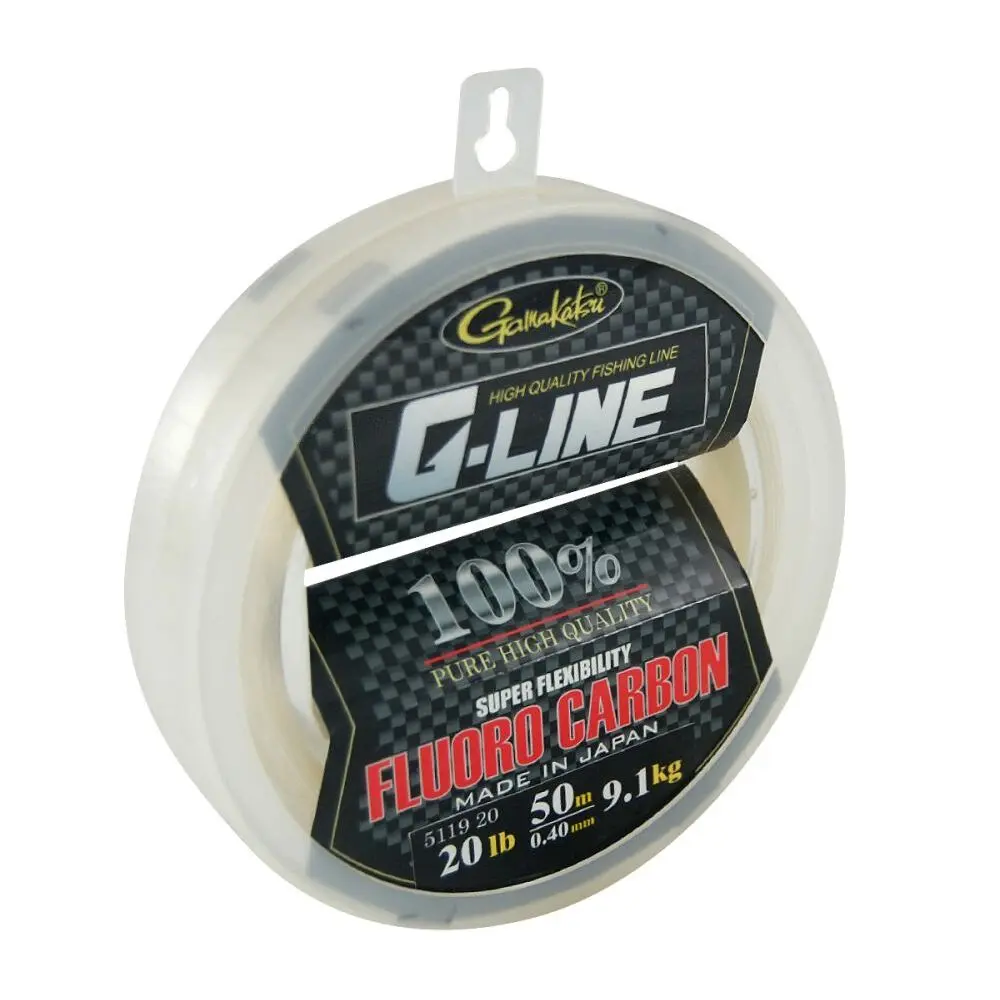 Fluorocarbon Gamakatsu grande bobine G-Line 27,3kg - 60lb