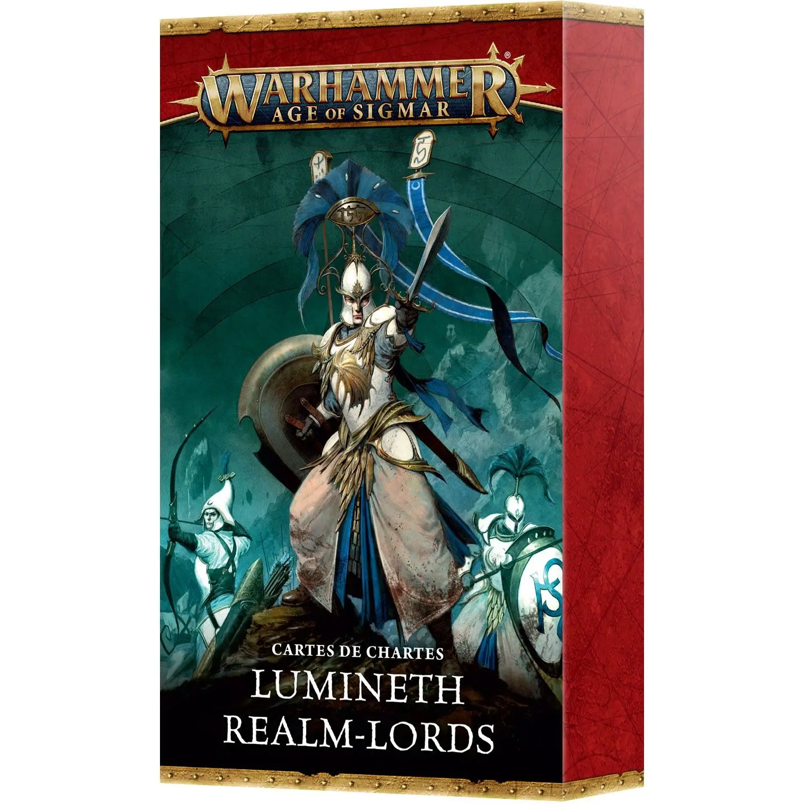Figurinen Games Workshop Warhammer AoS - Warscroll Cards V.4 : Lumineth Realm-lords (Fr)
