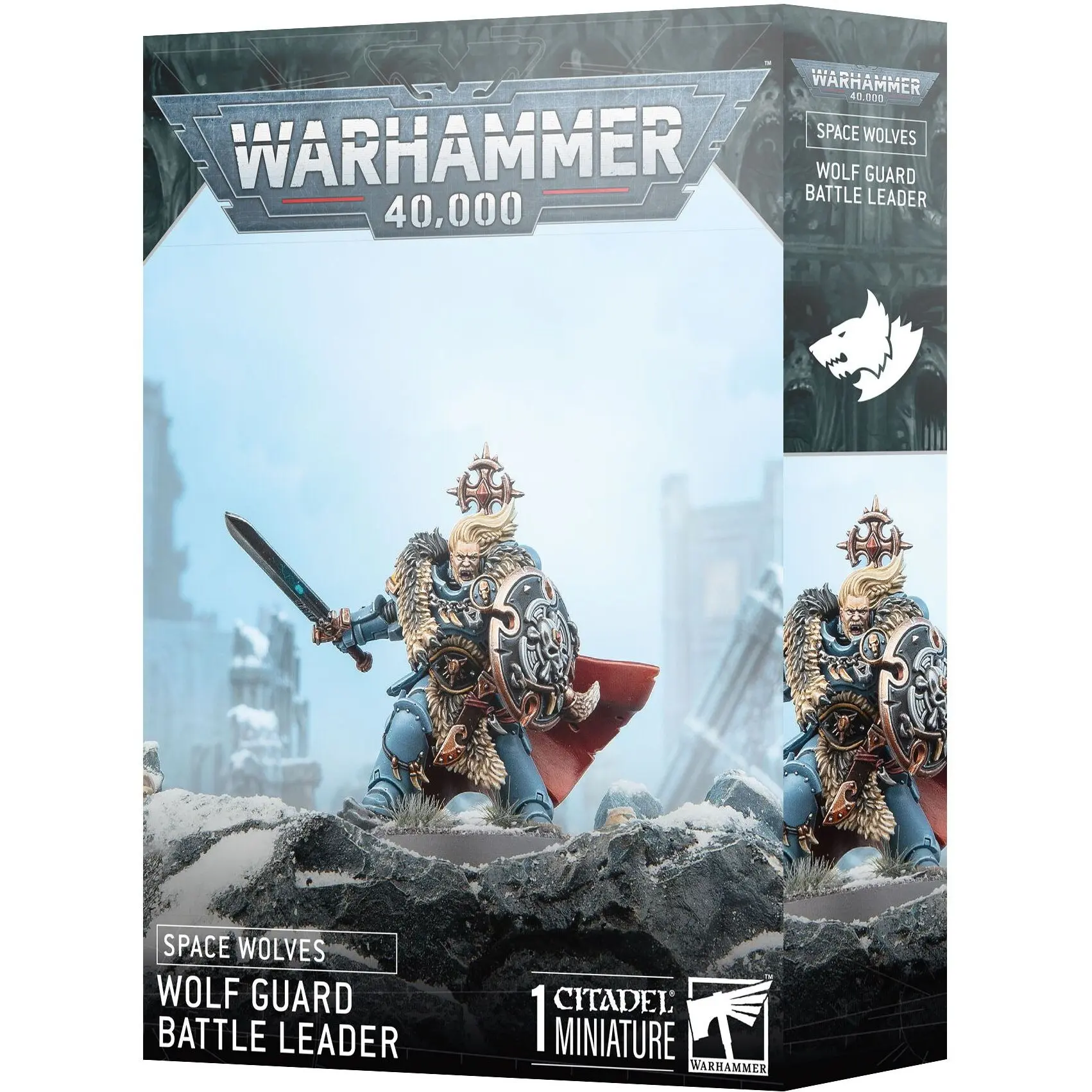 Figurine Games Workshop Warhammer 40k - Space Wolves Chef de Bataille Garde Loup