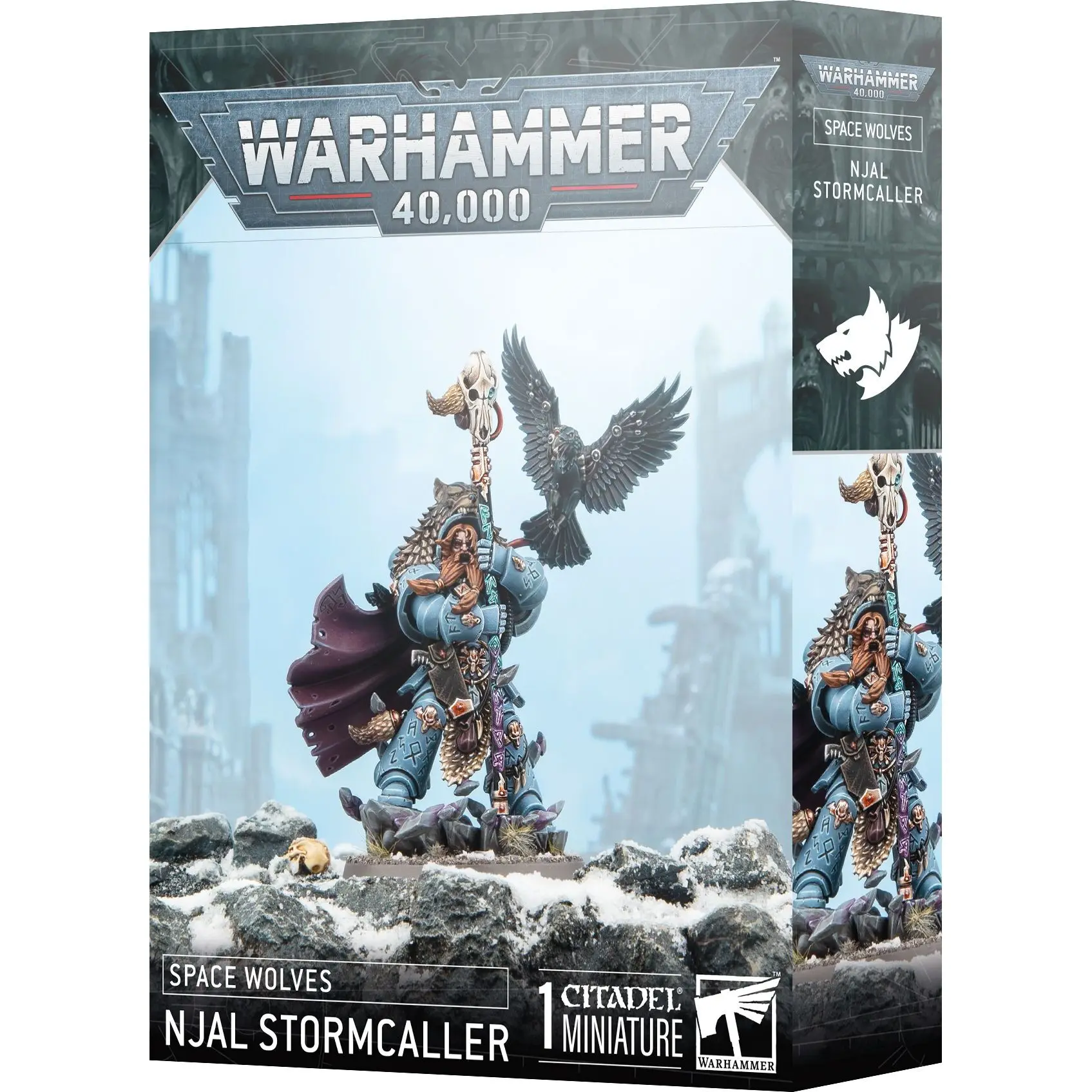 Figurine Games Workshop Warhammer 40k - Space Wolves Njal Stormcaller (2025)