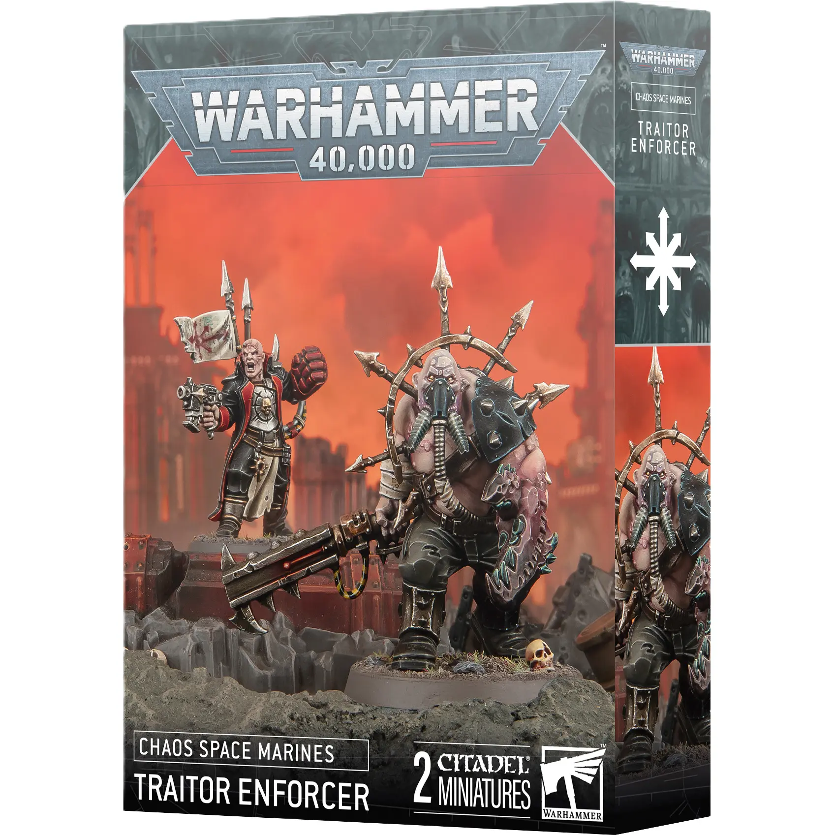 Figurine Games Workshop Warhammer 40k - Space Marine du Chaos Accusateur Renegat
