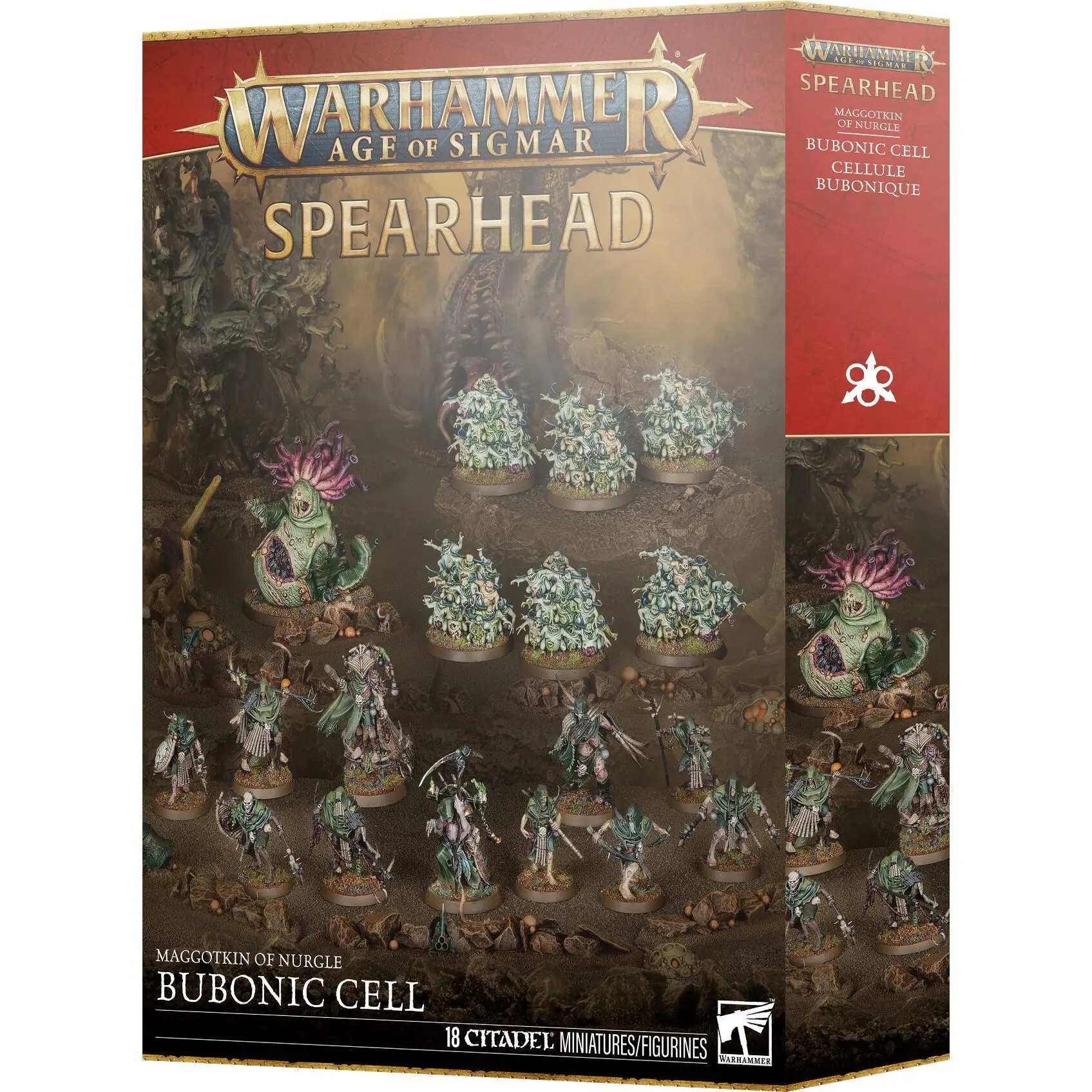 Figurine Games Workshop Warhammer AoS - Spearhead Maggotkin of Nurgle : Bubonic Cell (2026)