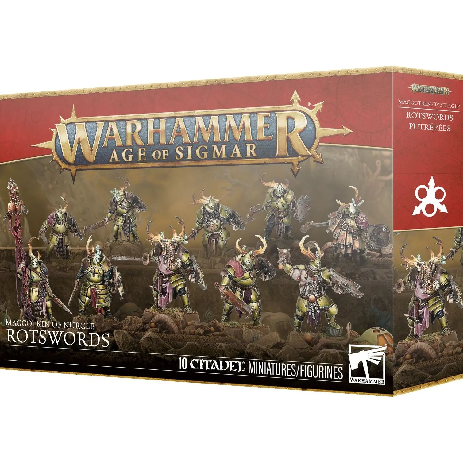 Figurine Games Workshop Warhammer AoS - Maggotkin of Nurgle : Rotswords