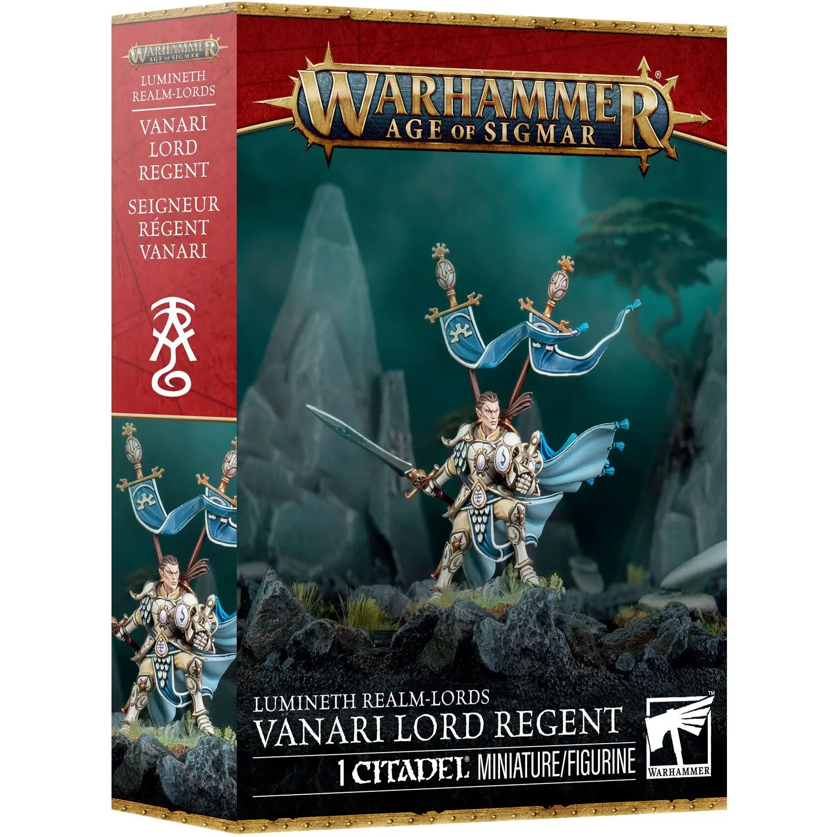 Figurinen Games Workshop Warhammer AoS - Lumineth Realm-Lords : Seigneur Regent Vanari
