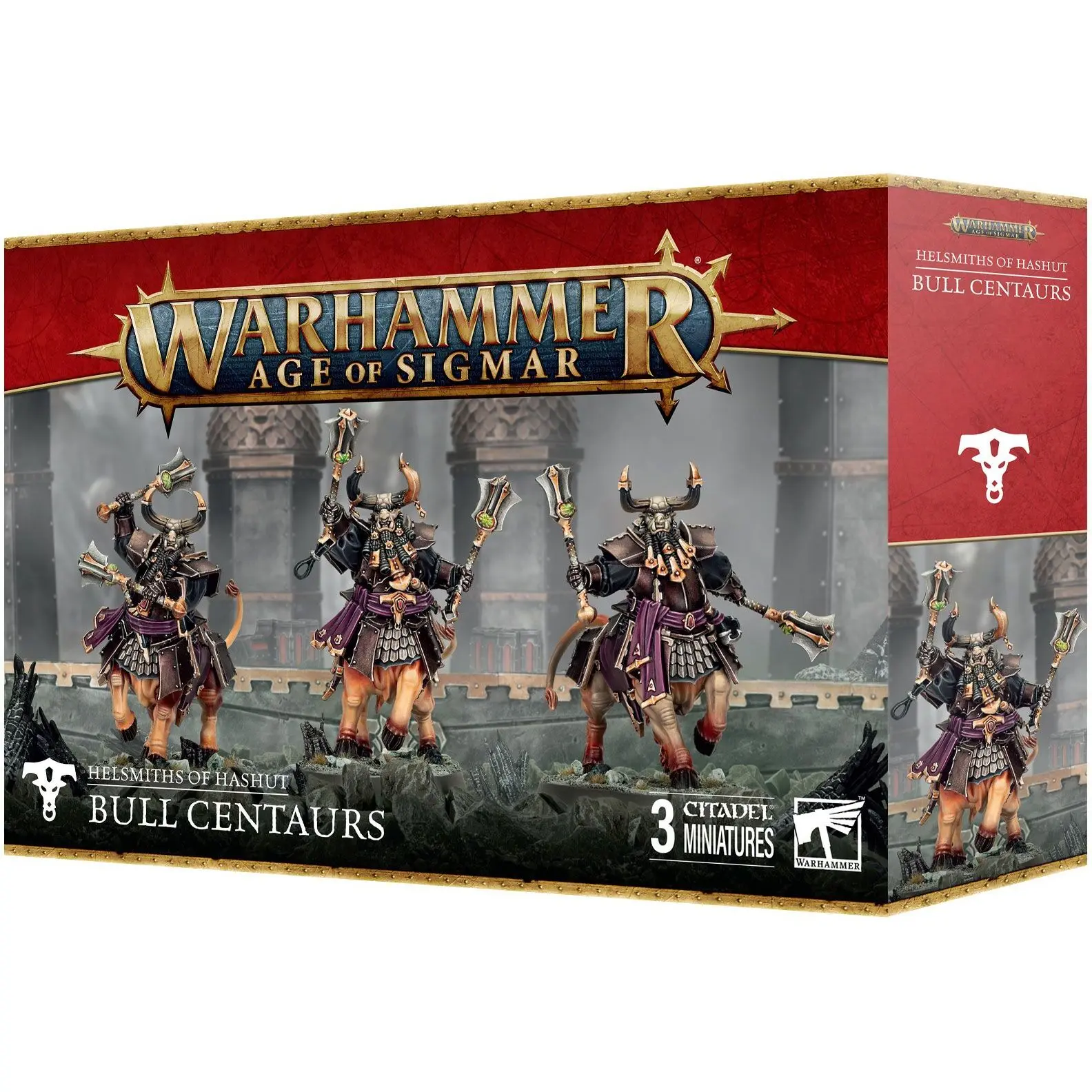 Figurine Games Workshop Warhammer AoS - Forgeruines de Hashut Centaures-Taureaux