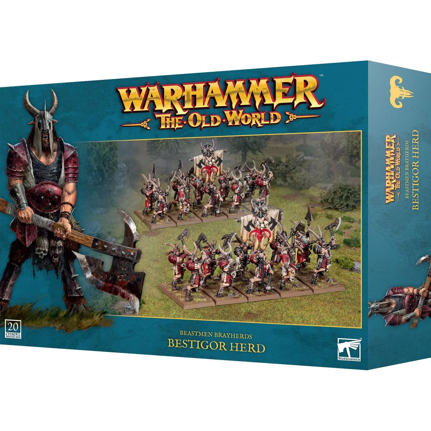 Figurine Games Workshop Warhammer ToW - Hommes Betes Harde de Bestigor