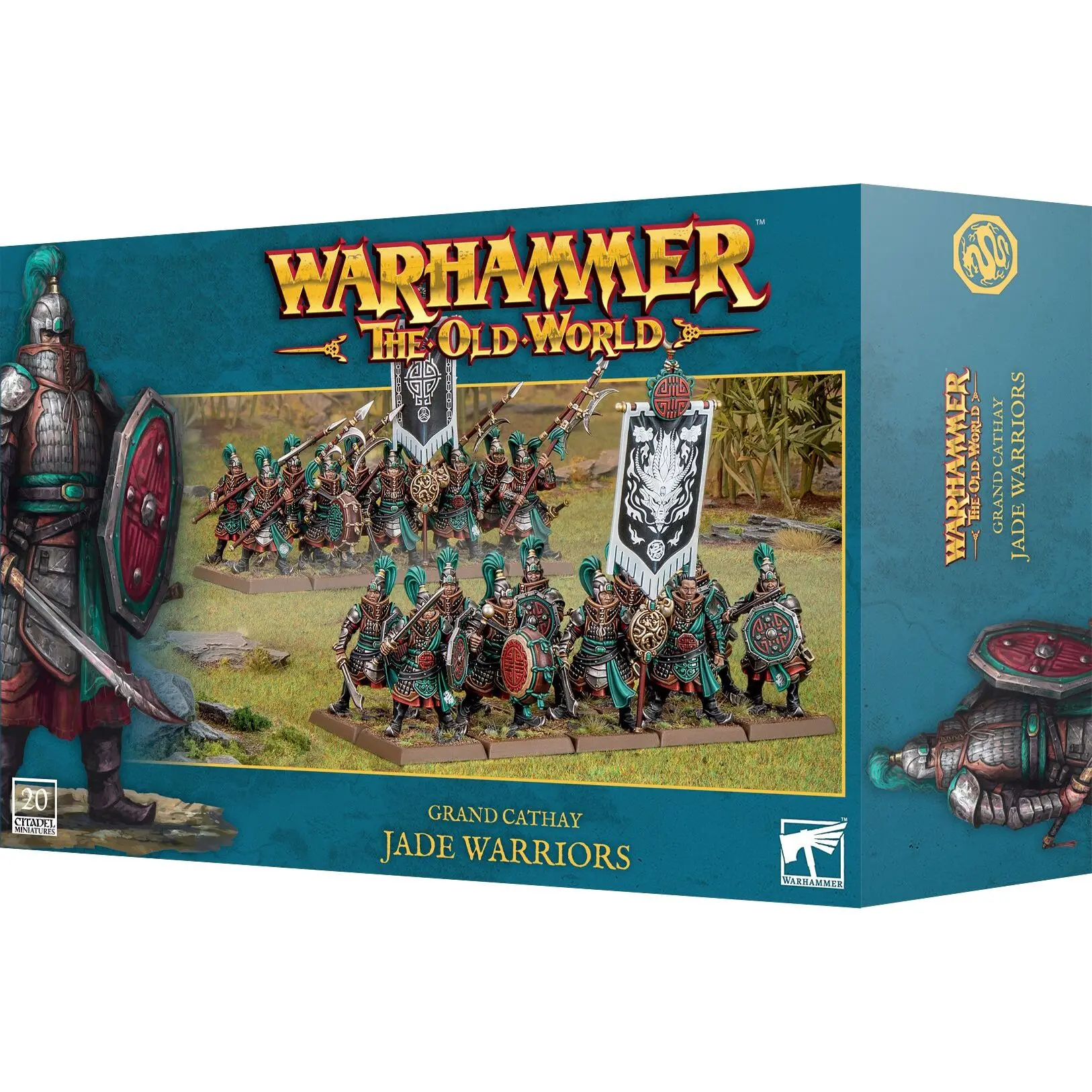 Figurine Games Workshop Warhammer ToW - Grand Cathay Guerriers de Jade