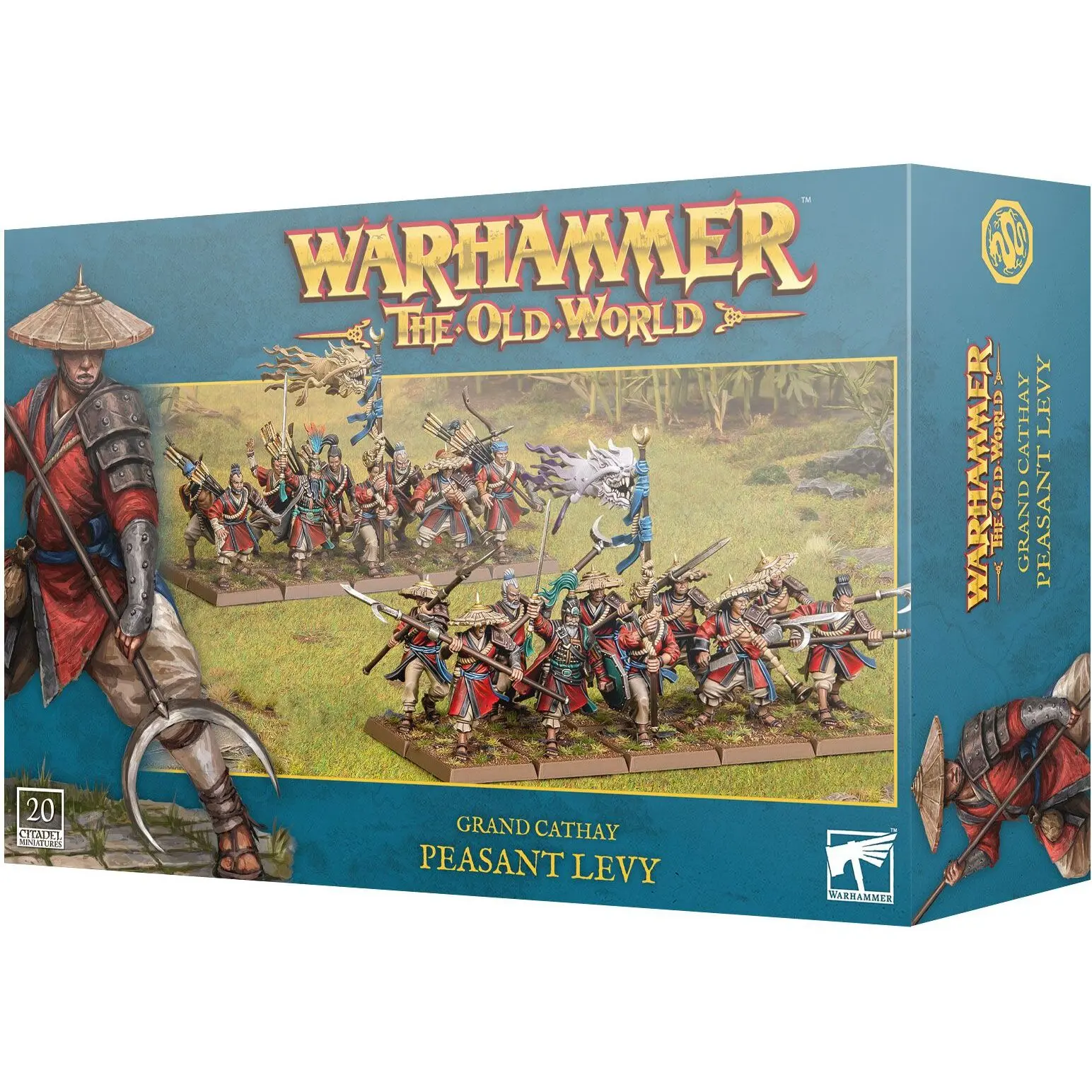 Figurine Games Workshop Warhammer ToW - Grand Cathay Levée Paysanne
