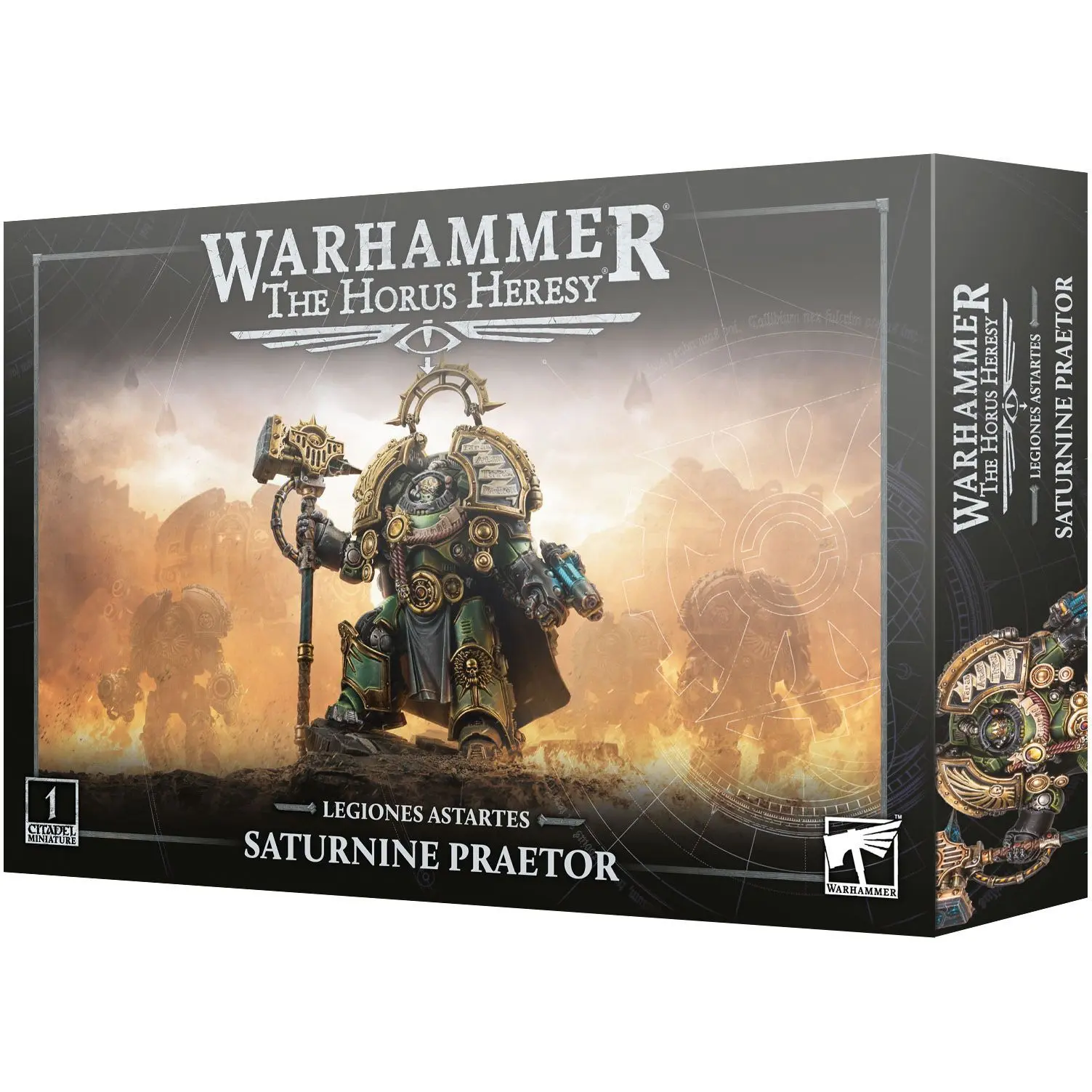 Figurine Games Workshop Warhammer 30k - Legiones Astartes : Saturnine Praetor