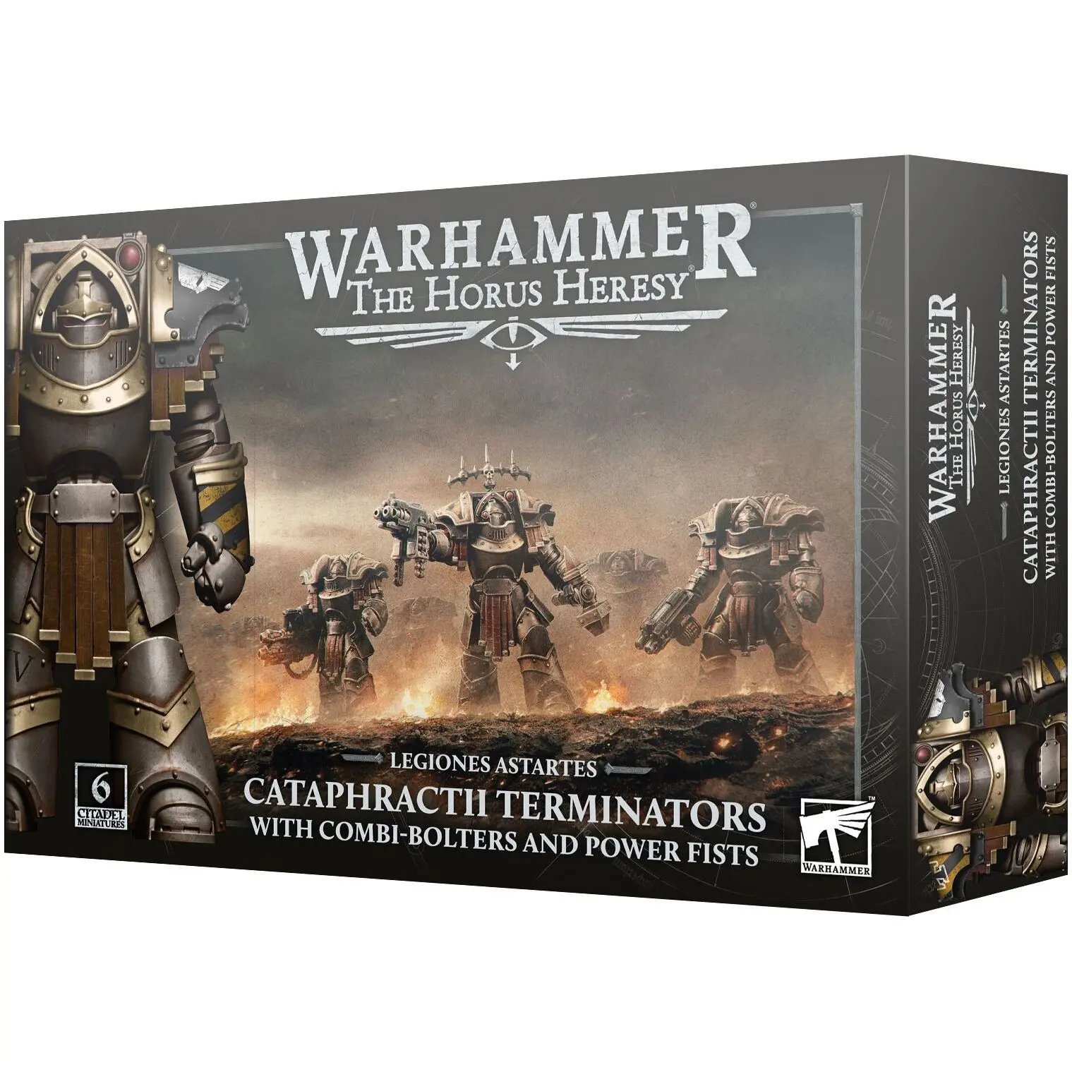Figurinen Games Workshop Warhammer 30k - Legiones Astartes : Cataphractii Terminators Power Fists