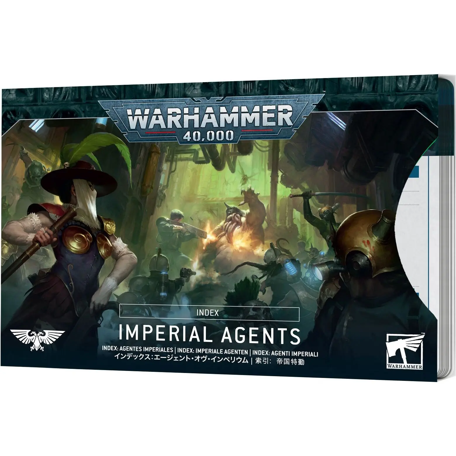 Figurine Games Workshop Warhammer 40k - Index Cards V.10 Agents de L'Imperium