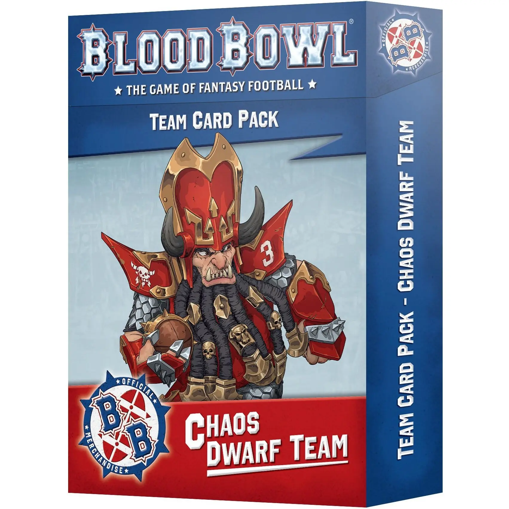 Kartenspiele Games Workshop Blood Bowl - Seconde Saison : Deck de Cartes Team Nains du Chaos