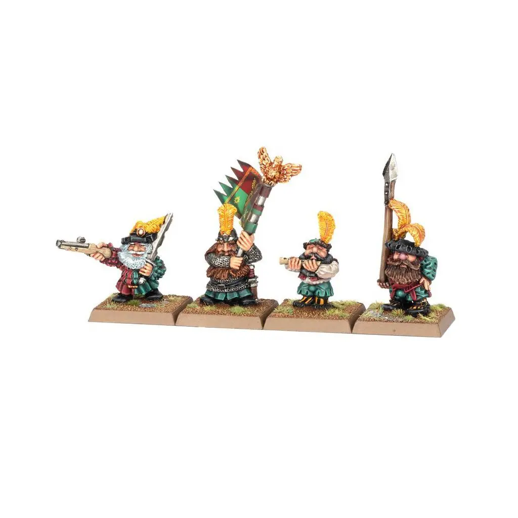 Gesellschaftsspiele Games Workshop Warhammer ToW - Dwarfen Mountain Holds Etat Major de Nains Imperiaux