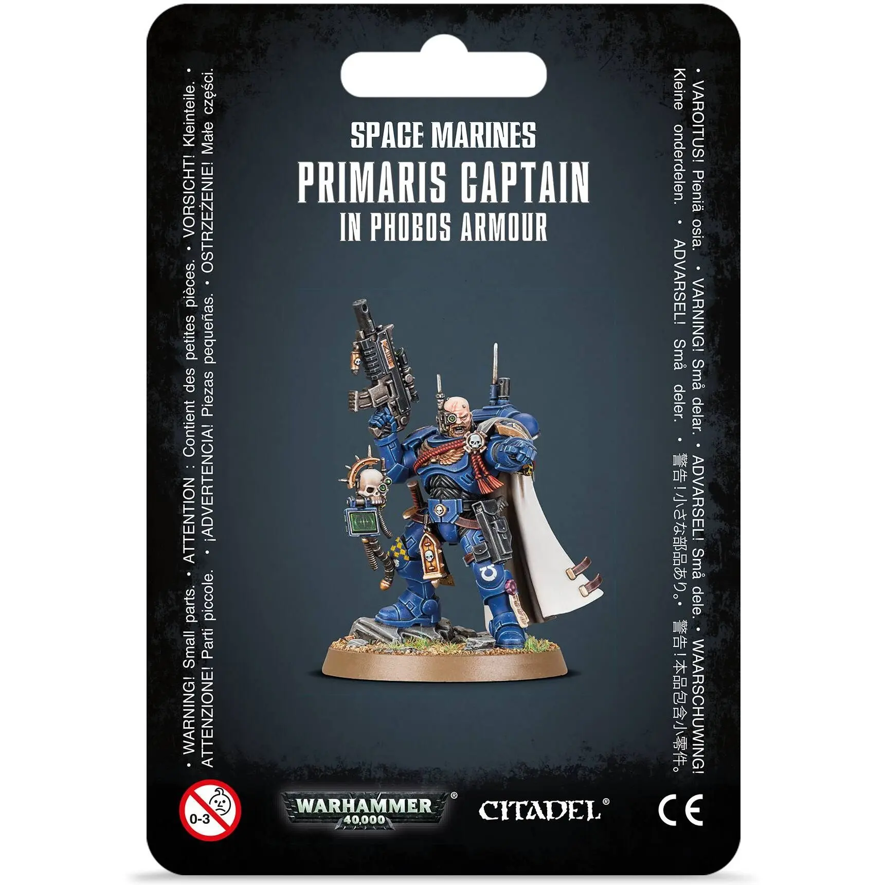 Figurine Games Workshop Warhammer 40k - Space Marine Primaris Captain in Phobos Armour