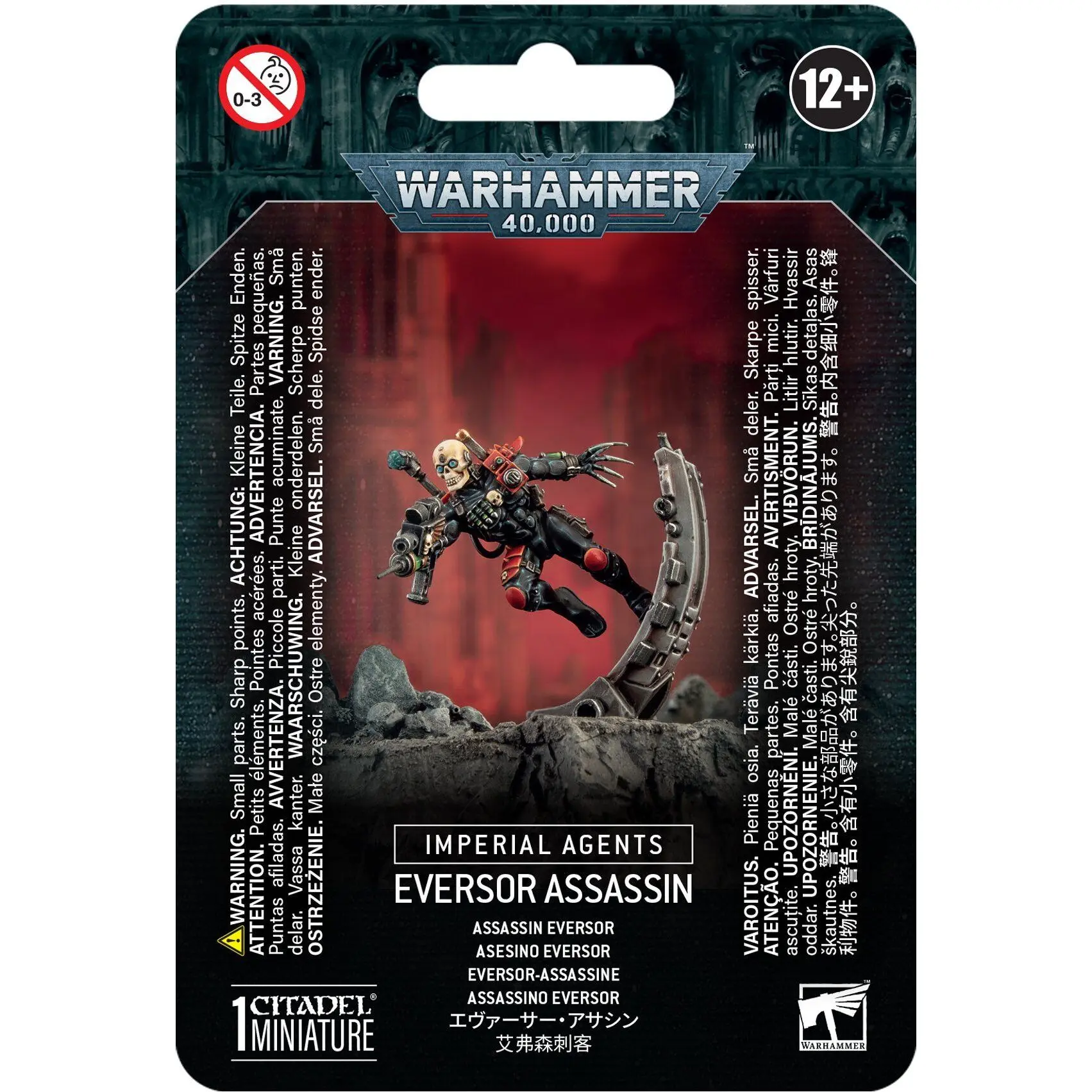 Gesellschaftsspiele Games Workshop Warhammer 40k - Agents Imperiaux Assassin Eversor