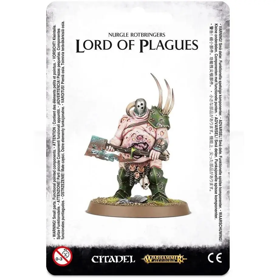 Beeldje Games Workshop Warhammer AoS - Nurgle Seigneur des Pestes