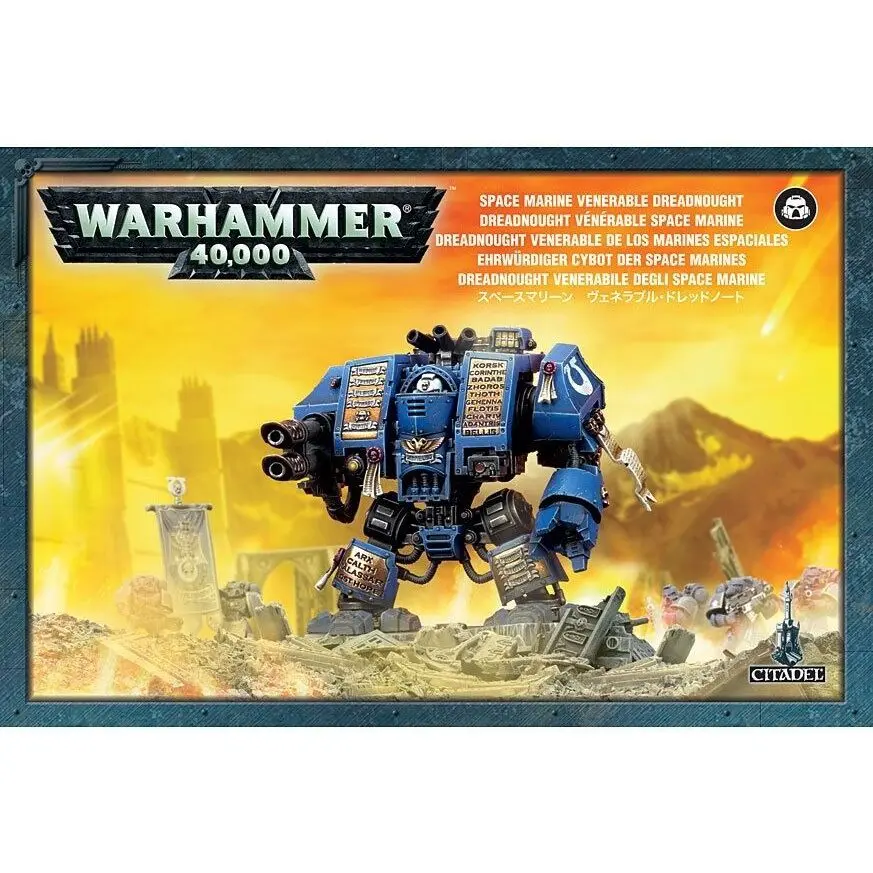 Figurine aus 84 Teilen Games Workshop Warhammer 40k - Space Marine Dreadnought Venerable