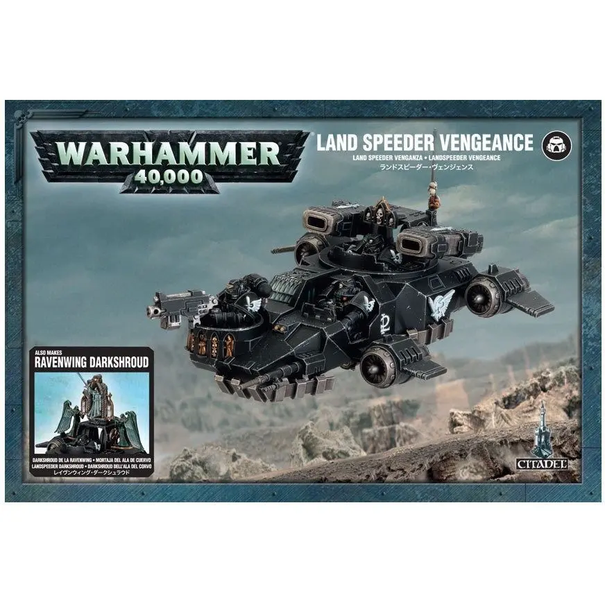 Land Speeder Vengeance Figurine Games Workshop Warhammer 40k Dark Angels