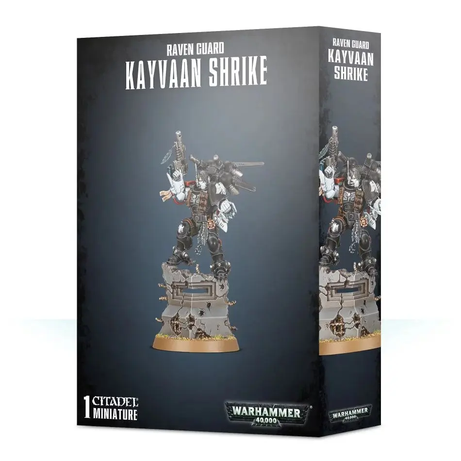 Figur aus 25 Teilen Games Workshop Warhammer 40k - Raven Guard Kayvaan Shrike