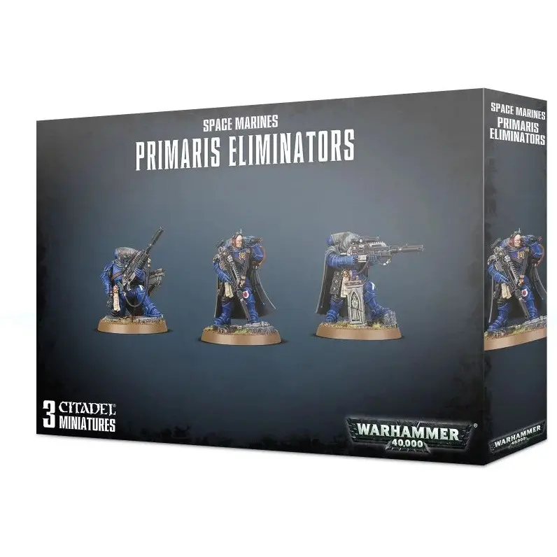 Set aus 3 Figuren mit 60 Teilen Games Workshop Warhammer 40k - Space Marine Primaris Eliminators