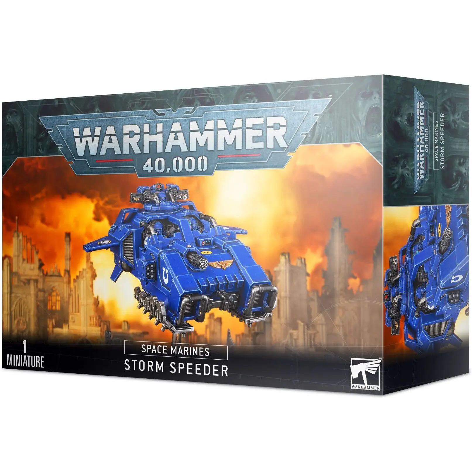Figurine aus 94 Teilen Games Workshop Warhammer 40k - Space Marine Primaris Storm Speeder