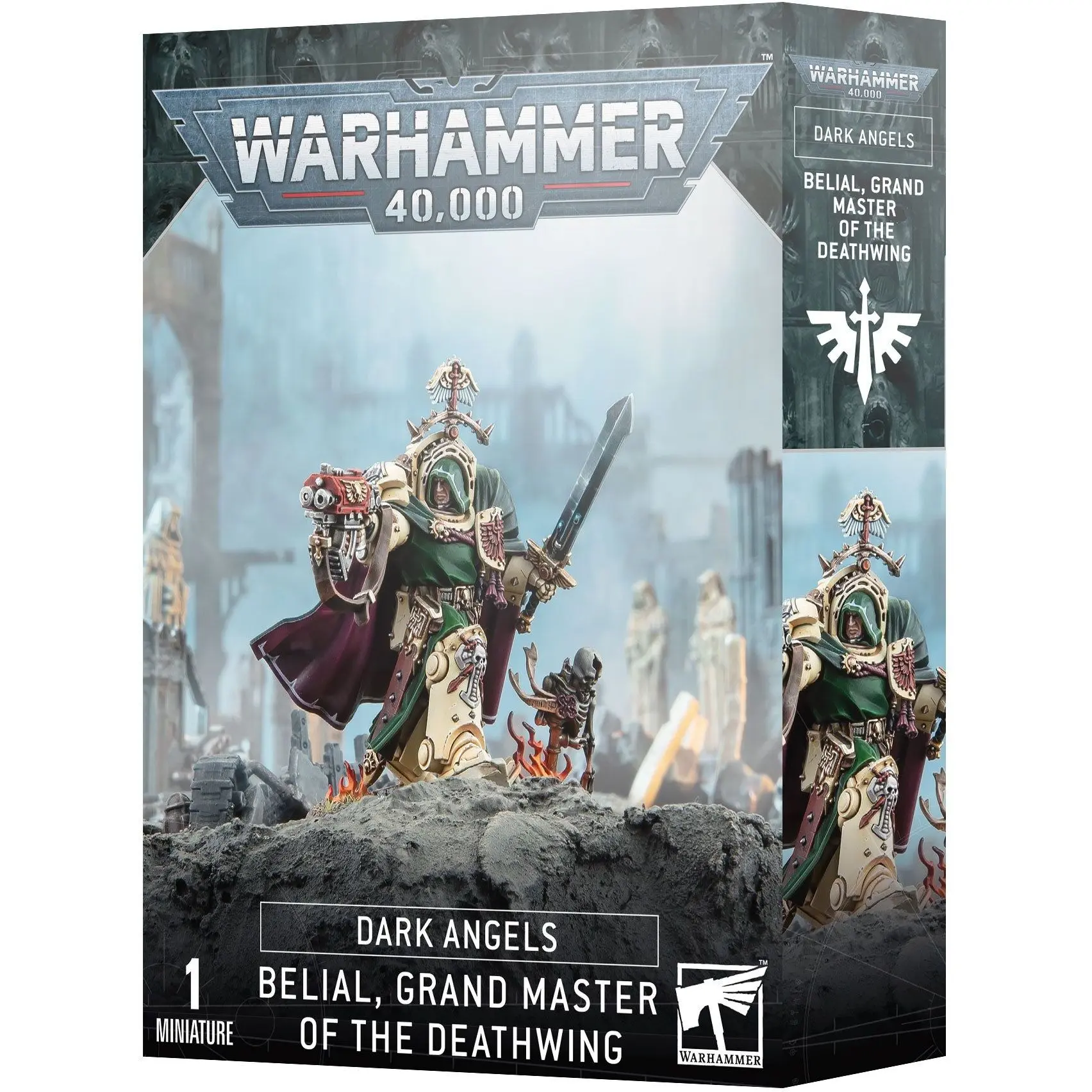 Belial-Figurine, Großer Meister der Deathwing Games Workshop Warhammer 40k Dark Angels