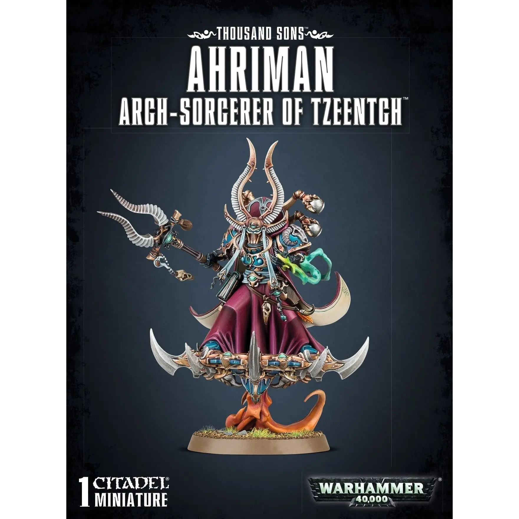Figurine Games Workshop Warhammer 40k - Thousand Sons Ahriman l'Archi-sorcier