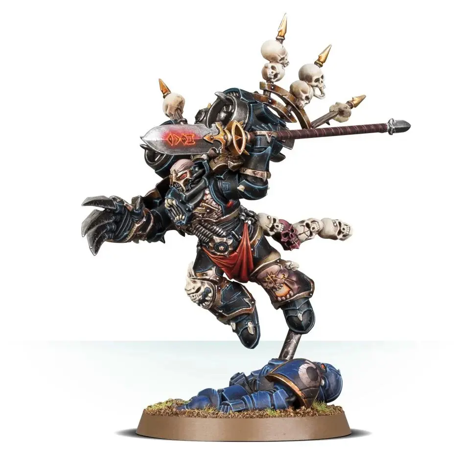 Figurine Games Workshop Warhammer 40k - Space Marine du Chaos Haarken Worldclaimer, Herald of the Apocalypse