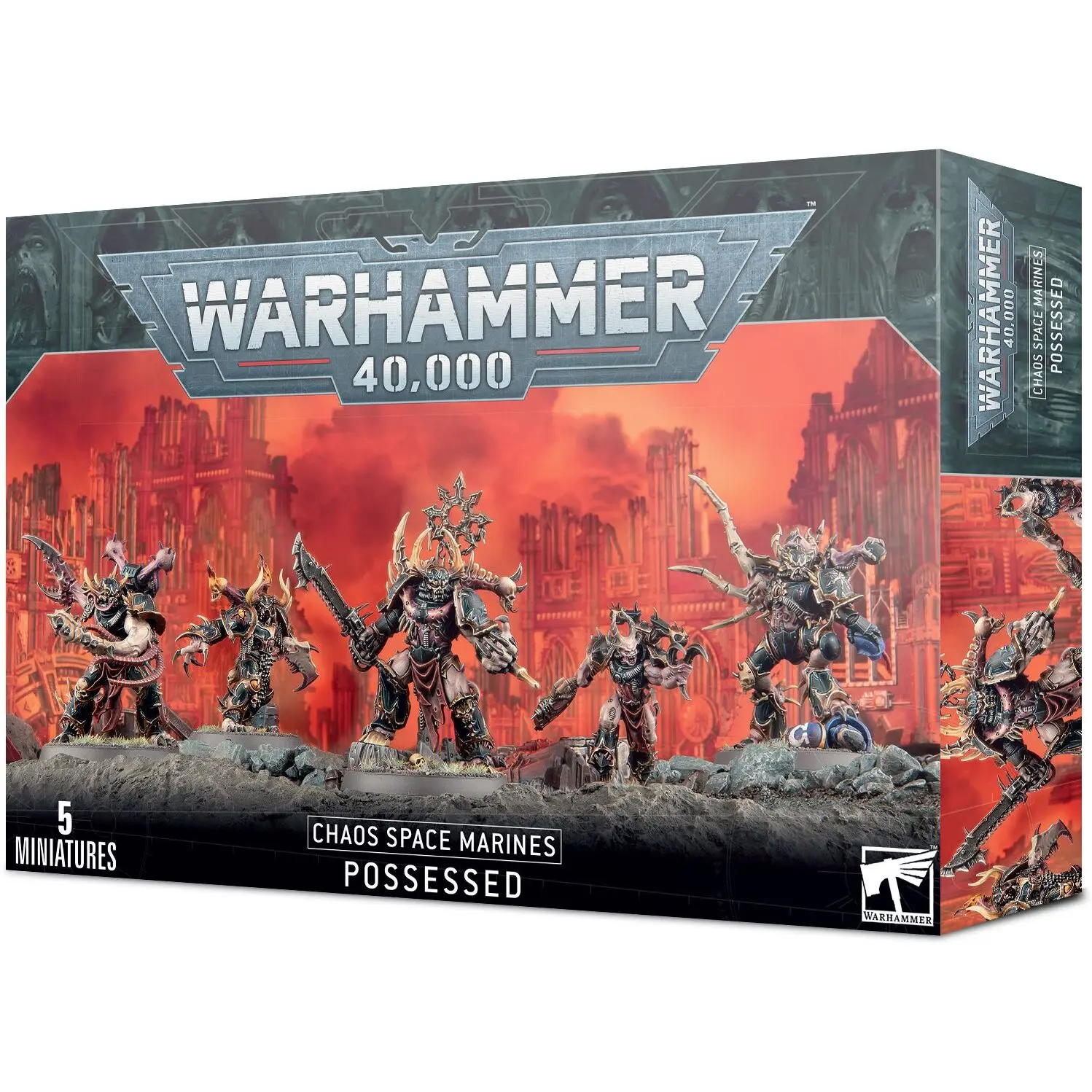 Figurine Games Workshop Warhammer 40k - Space Marine du Chaos Possédés
