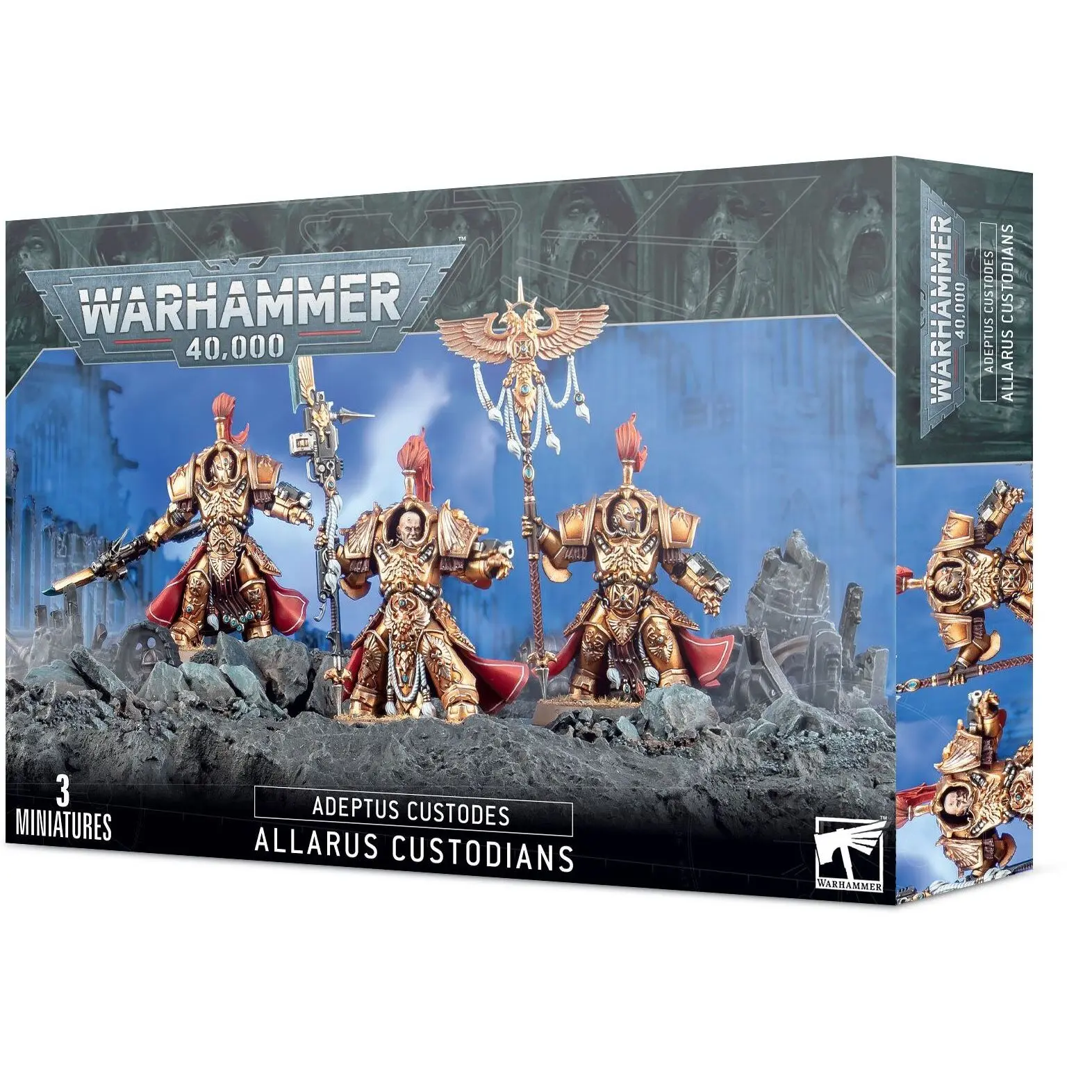 Figurine Games Workshop Warhammer 40k - Adeptus Custodes Allarus Custodian