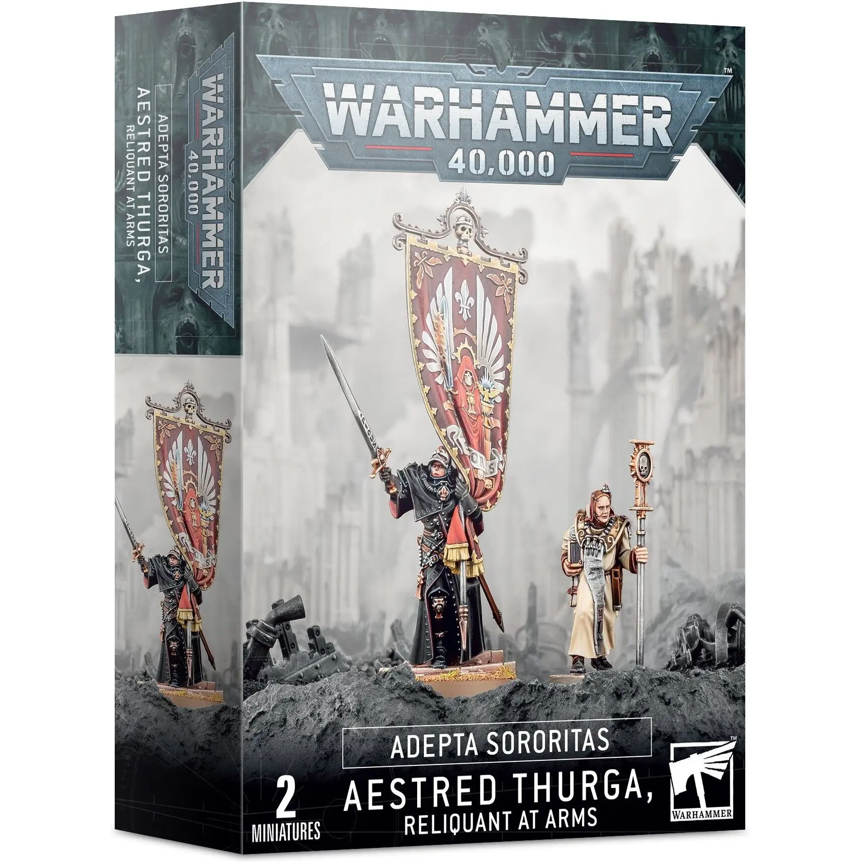 Figurine Games Workshop Warhammer 40k - Adepta Sororitas Aestred Thurga, Reliquante en Armes
