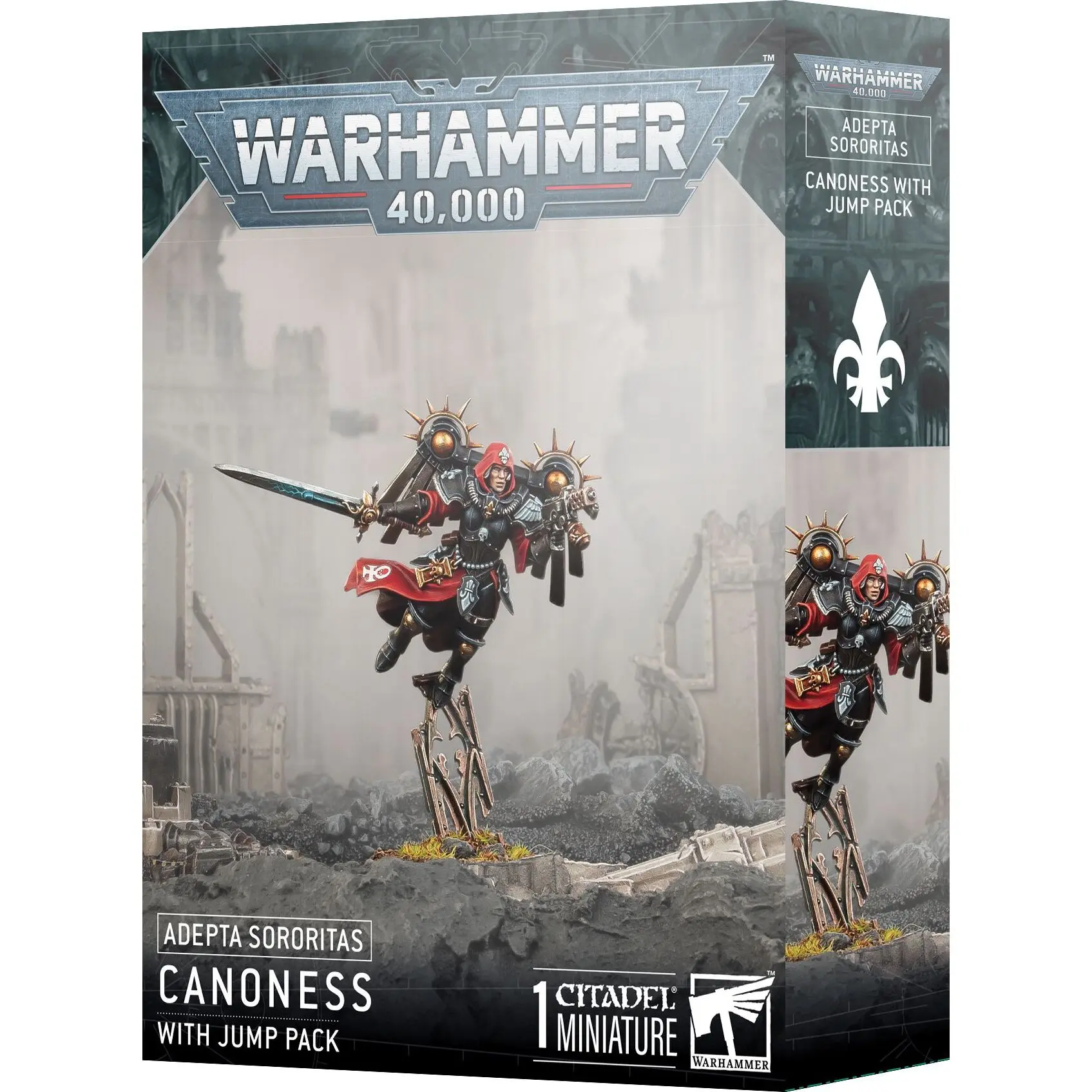 Gesellschaftsspiele Games Workshop Warhammer 40k - Adepta Sororitas Chanoinesse avec Reacteur Dorsal