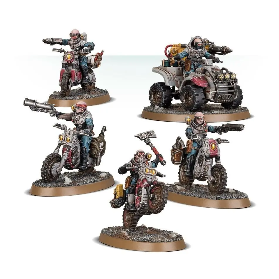 Set mit 5 Figuren Games Workshop Warhammer 40k - Genestealer Cults Atalan Jackals