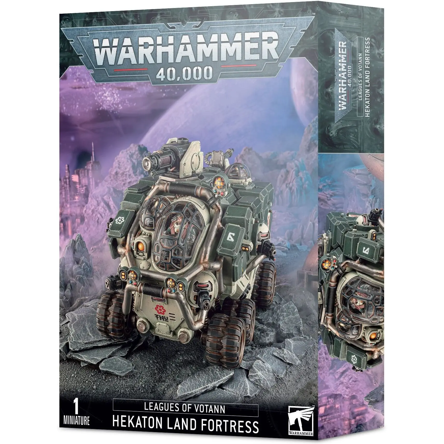 Figurine Ligues von Votann Games Workshop Warhammer 40k Forteresse Mobile Hekaton