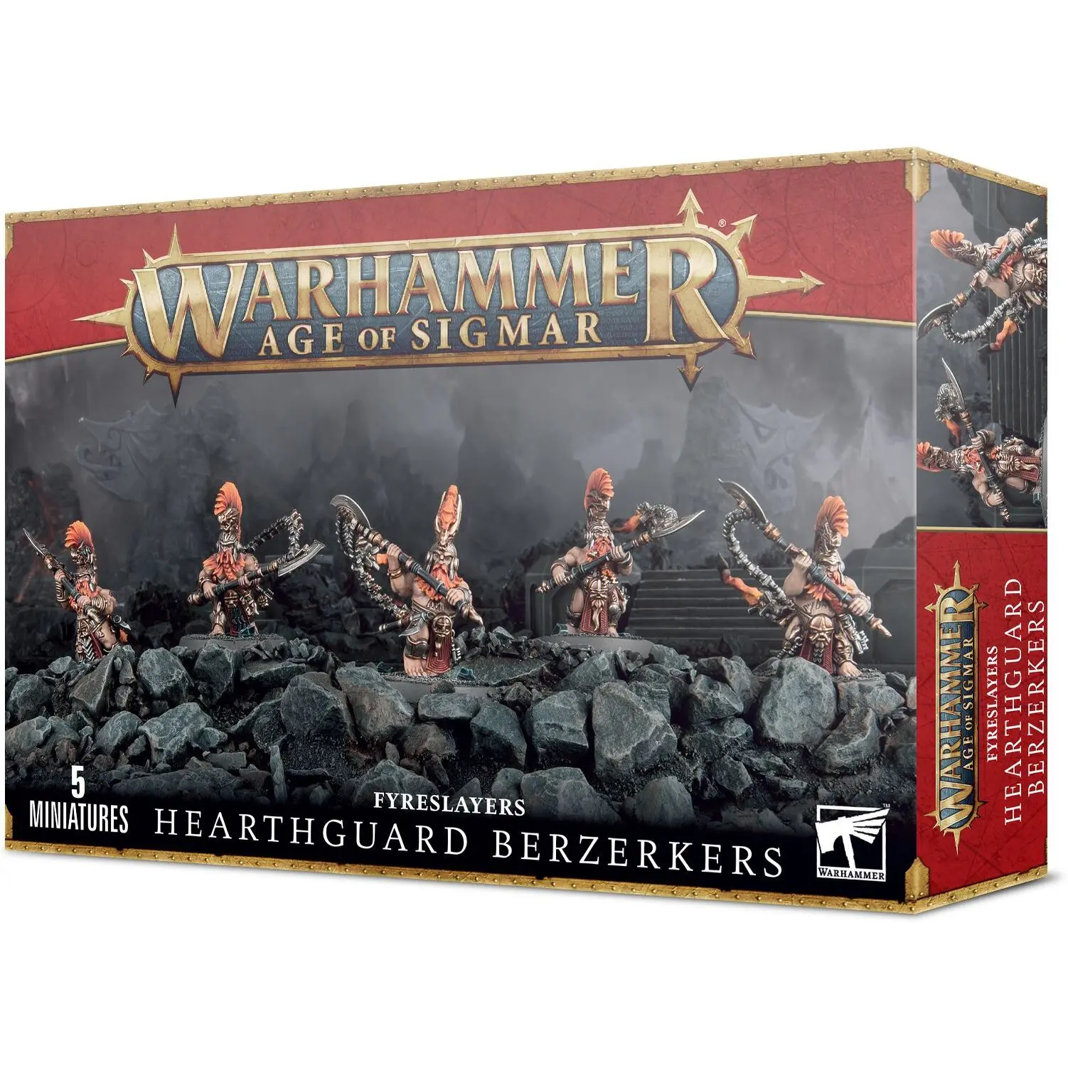 Figurine Games Workshop Warhammer AoS - Fyreslayers Hearthguard