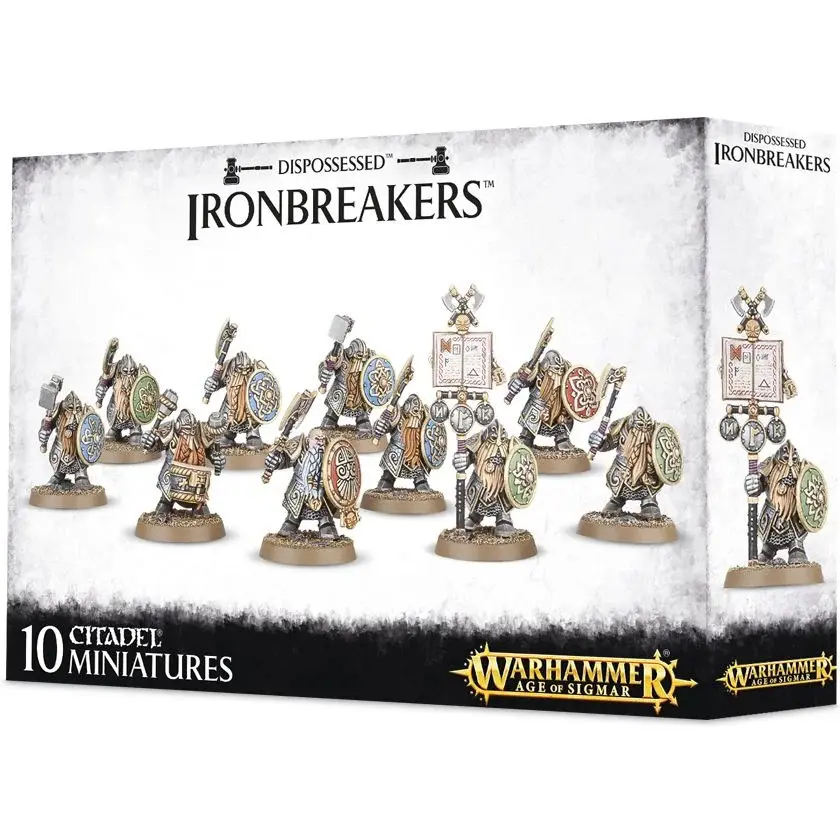 Figurine Games Workshop Warhammer AoS - Nain Brise-fer / Dracs de Fer