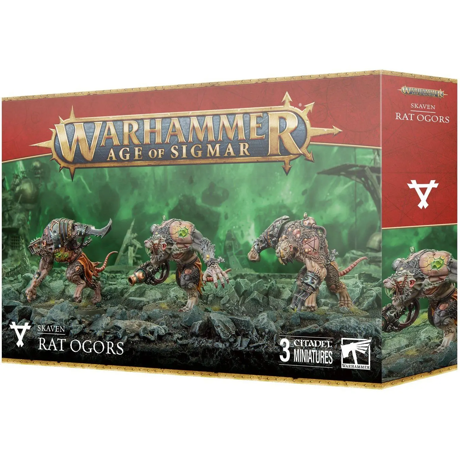 Gesellschaftsspiele Games Workshop Warhammer AoS - Skaven Rats Ogres